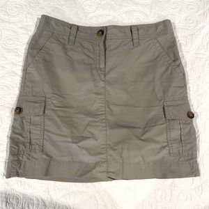 Lands End Khaki Skort
